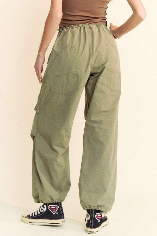Davi & Dani Drawstring Pants with Pockets