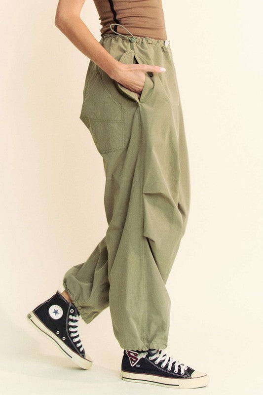 Davi & Dani Drawstring Pants with Pockets