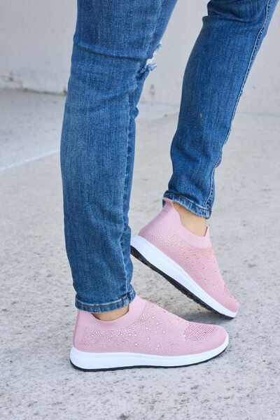 Forever Link Rhinestone Mesh Breathable Sneakers Shoes