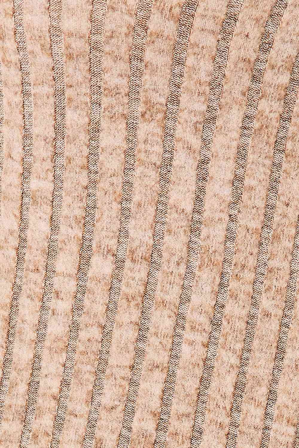 Double Take Ribbed Womens Long Sleeve Shirt