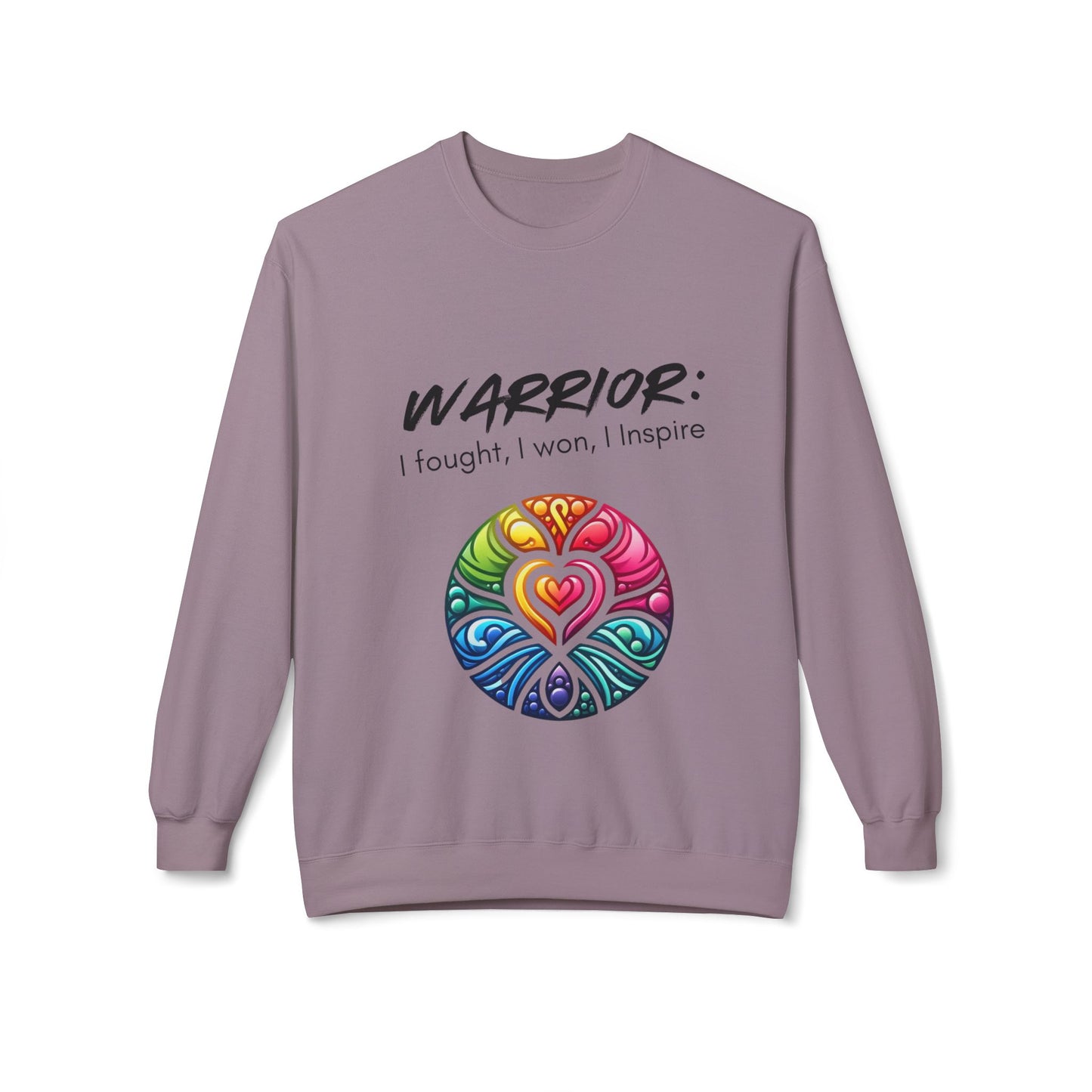 Cancer Warrior Unisex Midweight Softstyle Fleece Crewneck Sweatshirt