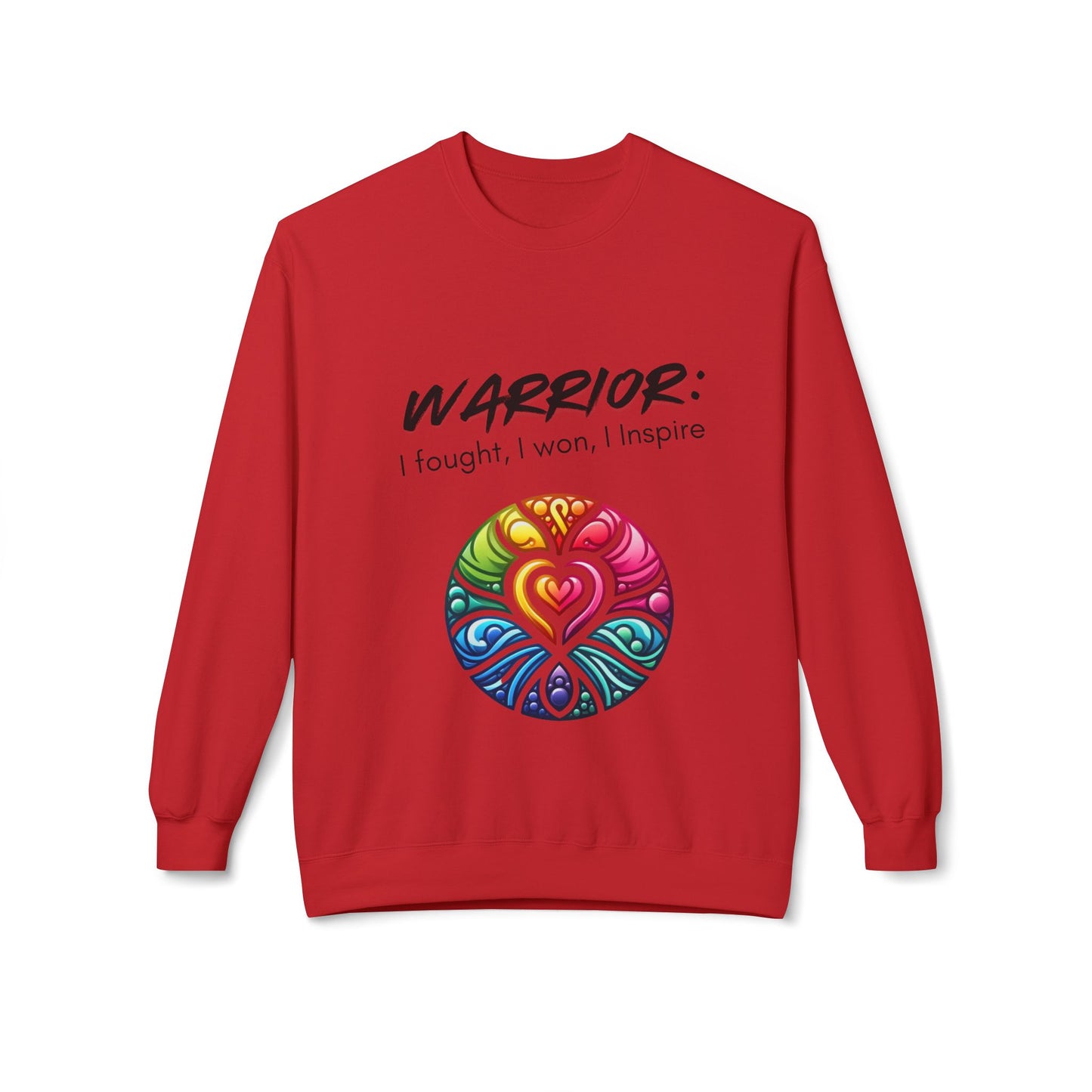 Cancer Warrior Unisex Midweight Softstyle Fleece Crewneck Sweatshirt