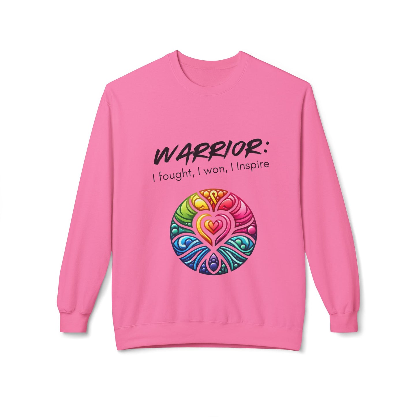 Cancer Warrior Unisex Midweight Softstyle Fleece Crewneck Sweatshirt