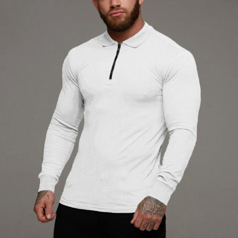 Mens T Shirt Longsleeve Shirt Men Polo Shirt