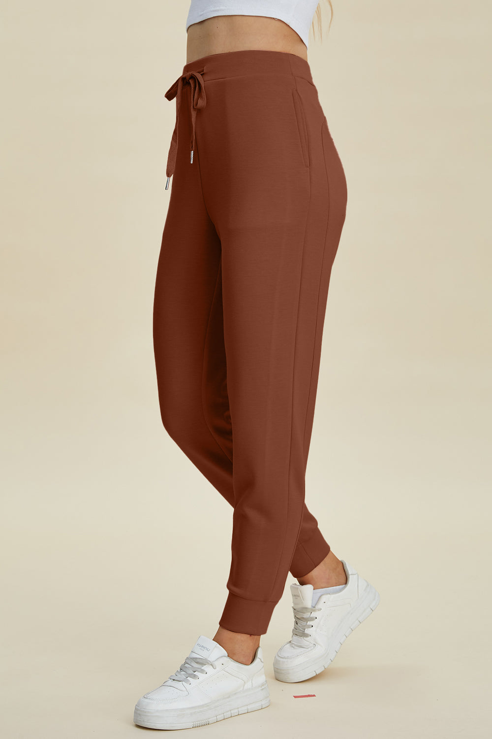 Basic Bae Full Size Air Scuba High Waist Joggers