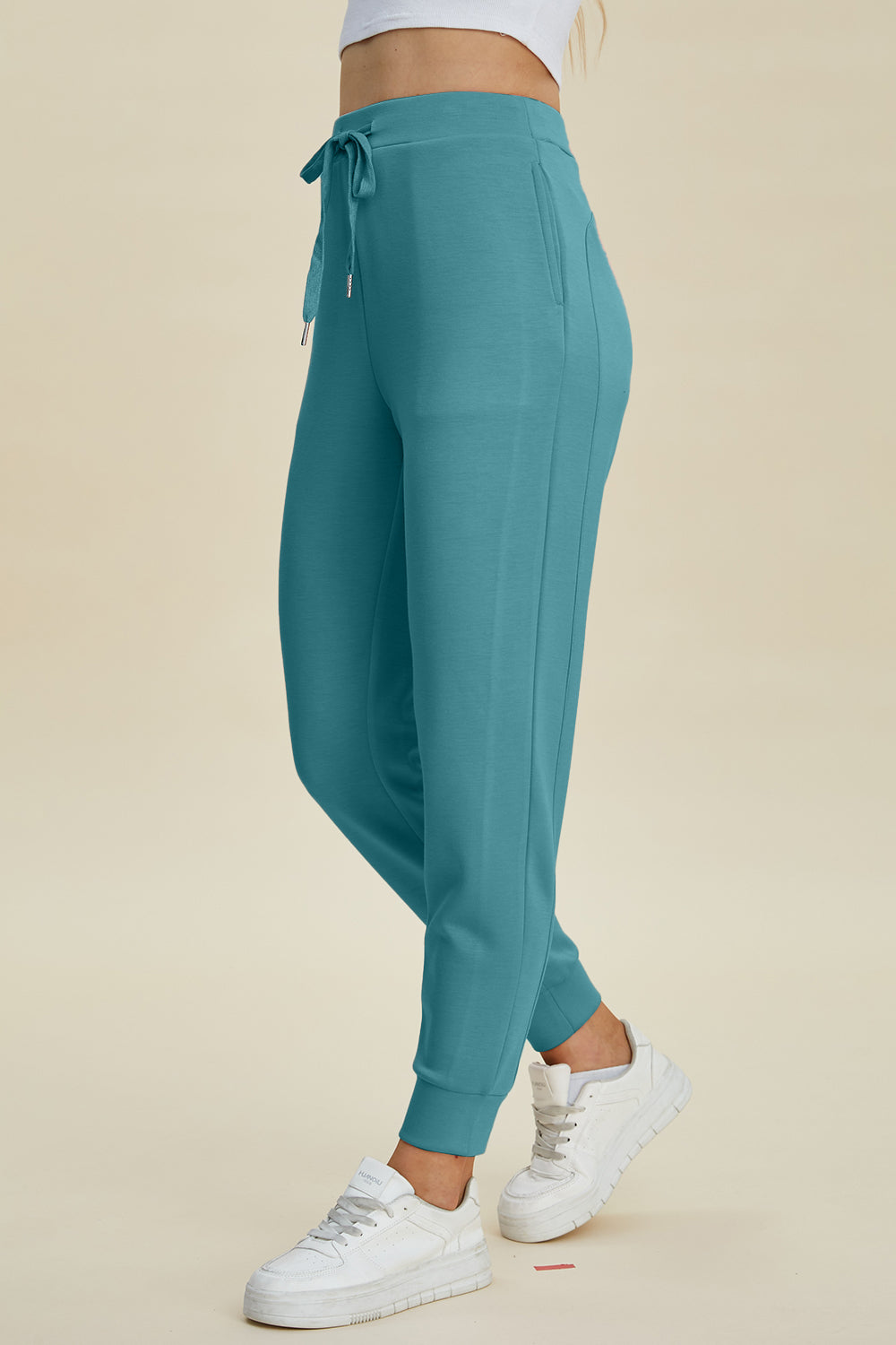 Basic Bae Full Size Air Scuba High Waist Joggers