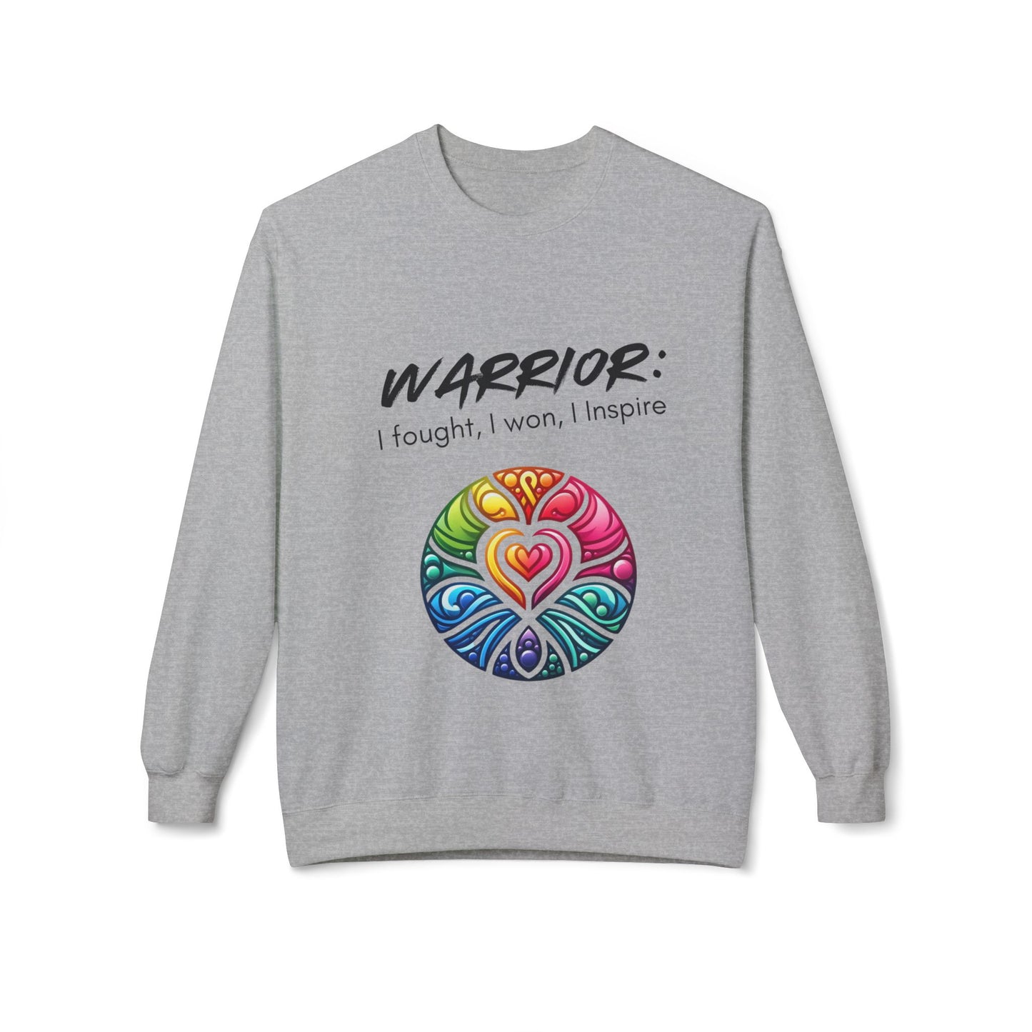 Cancer Warrior Unisex Midweight Softstyle Fleece Crewneck Sweatshirt