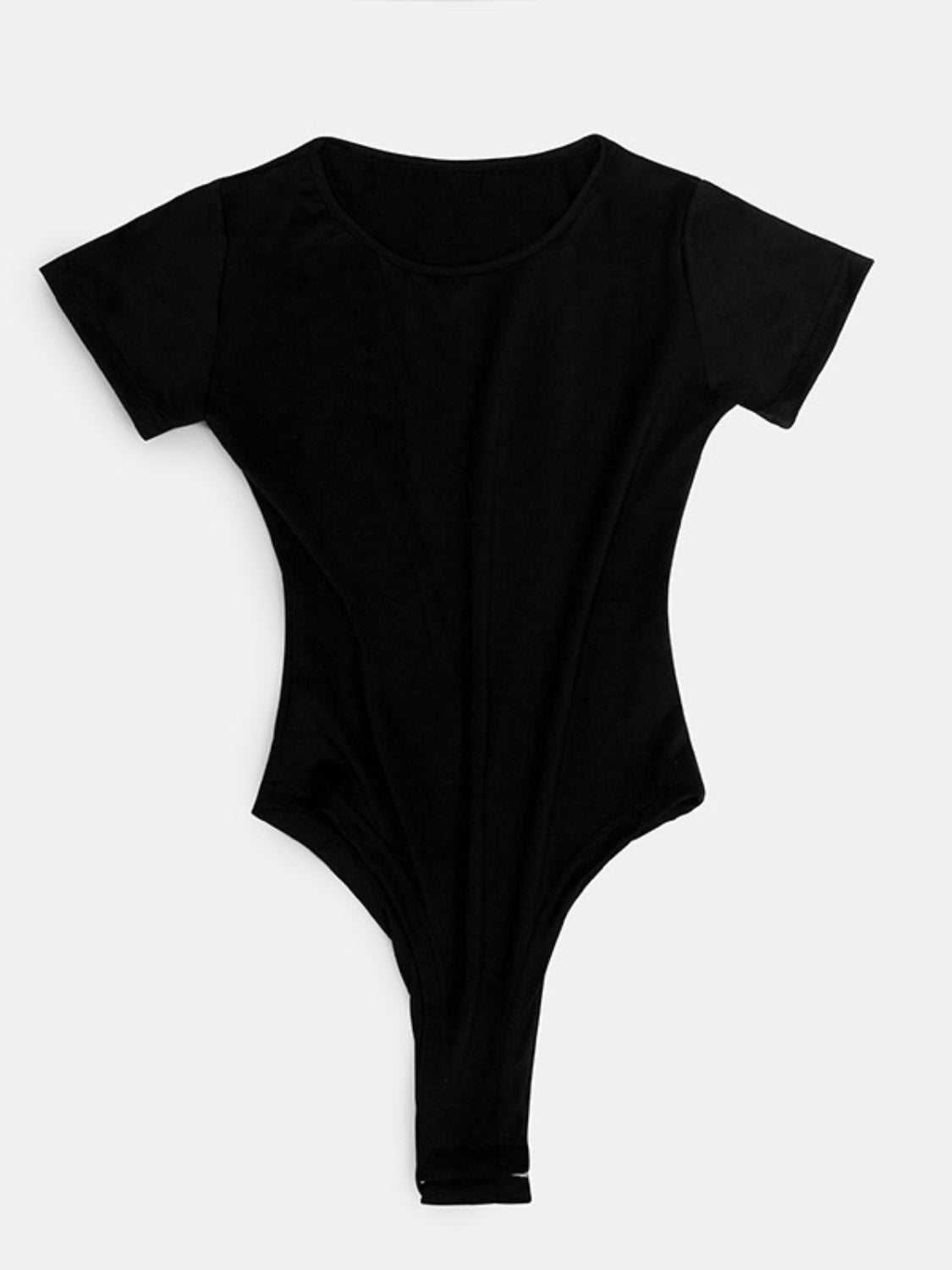 Round Neck Short Sleeve Bodysuit