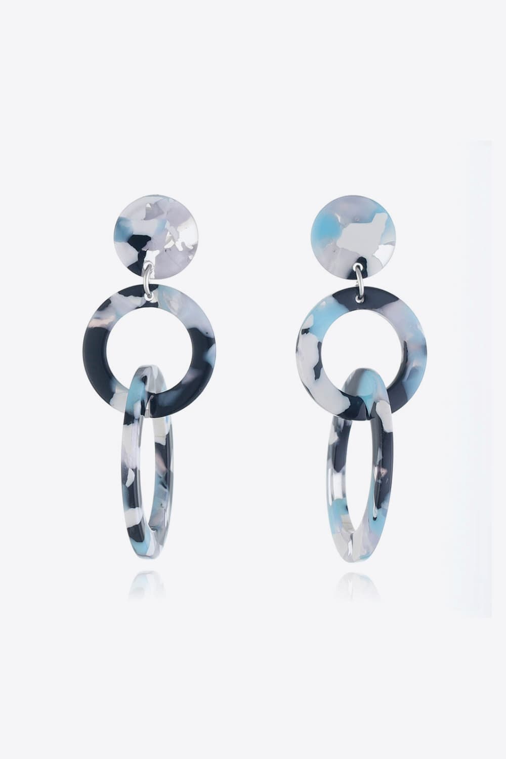 Acrylic Double-Hoop Earrings