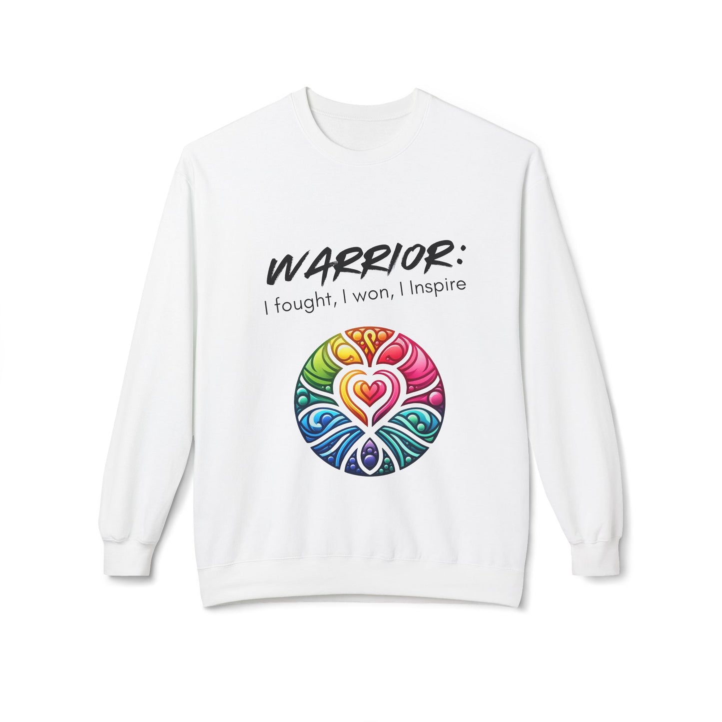 Cancer Warrior Unisex Midweight Softstyle Fleece Crewneck Sweatshirt