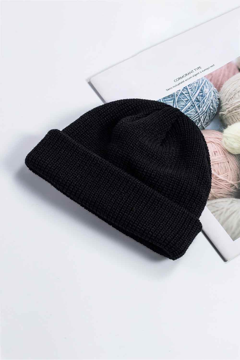 Cozy Rib-Knit Cuff Beanie