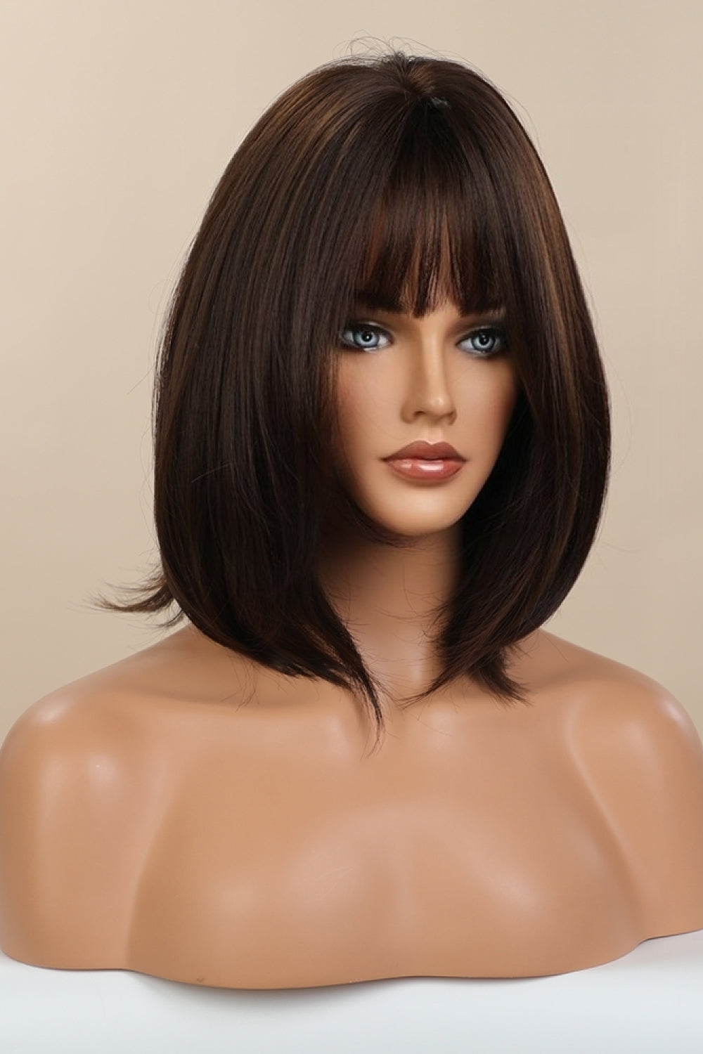 Full-Machine Bobo Synthetic Wigs 9''