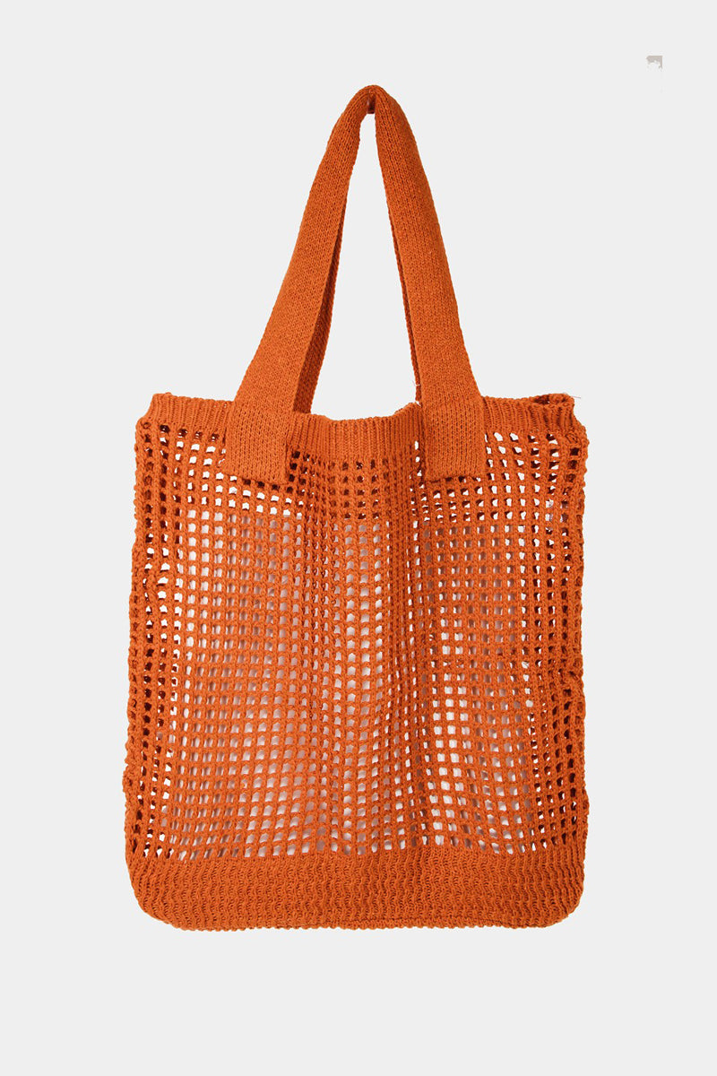 Fame Pointelle Carry Tote Bag