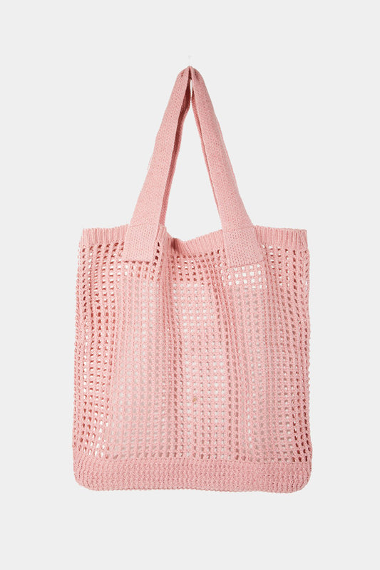 Fame Pointelle Carry Tote Bag