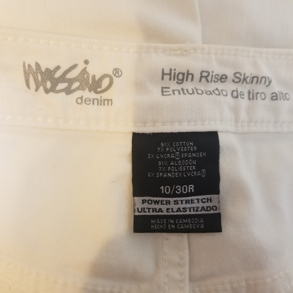 Massimo Womens High Rise Skinny Jeans   BP-00