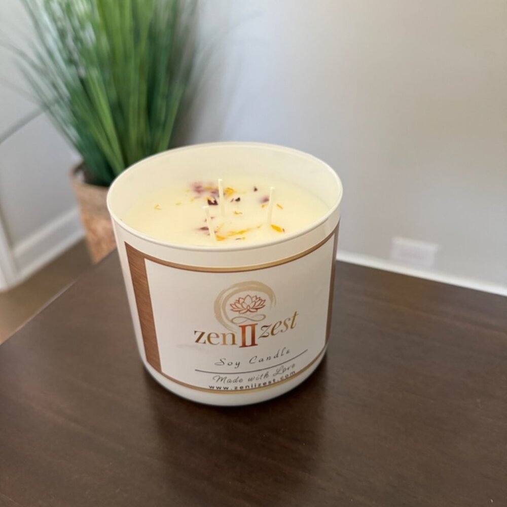 New Beginnings Collection - 8.5oz or 20oz oz Hand Poured Natural soy candle