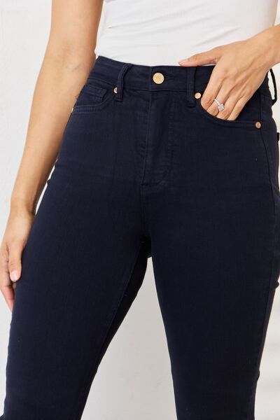 Judy Blue Full Size Garment Dyed Tummy Control Womens Skinny Jeans
