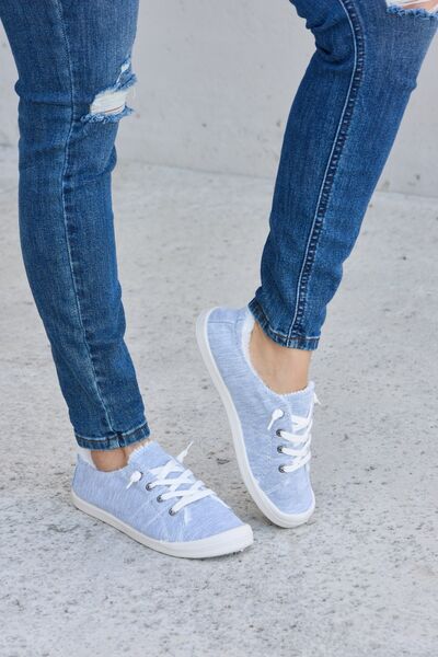 Forever Link Lace-Up Plush Thermal Flat Sneakers Shoes