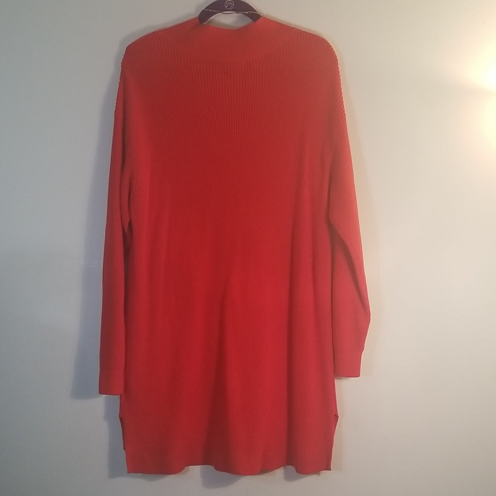 Orange Long Sweater c1